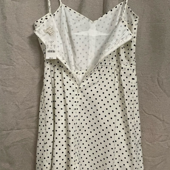 J Crew Black and White Polka Dot Dress - Picture 3 of 5